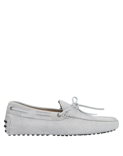 Tod's Loafers In Light Grey