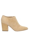 Sergio Rossi Ankle Boots In Beige