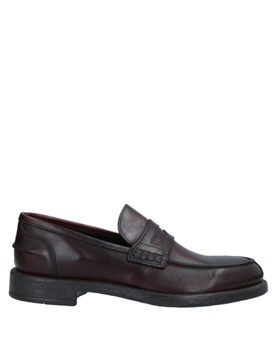 Daniele Alessandrini Homme Loafers In Dark Brown