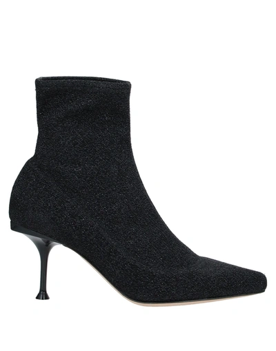 Sergio Rossi Ankle Boots In Black