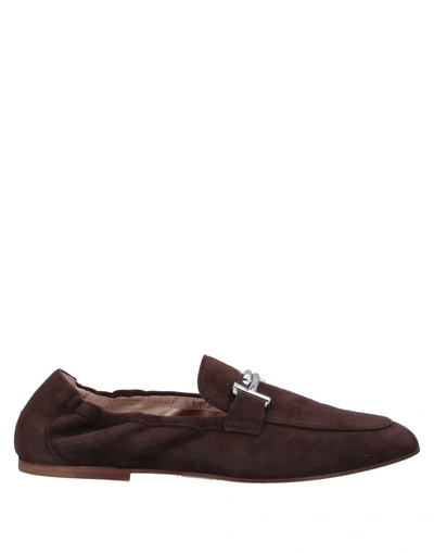 Tod's Loafers In Dark Brown