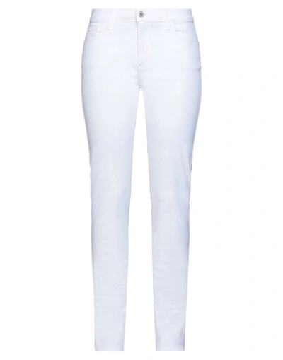 Trussardi Jeans Casual Pants In White