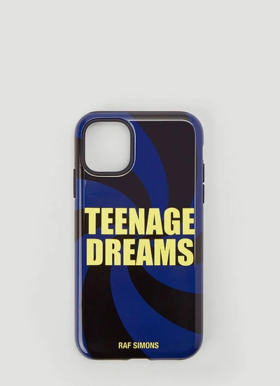Raf Simons Iphone 11 Teenage Dreams 手机壳 In Multicolour