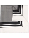 JOSEPH SILK STRIPE-PRINT SCARF,8445A19B-5990-73F1-1D4C-2686434B8C89