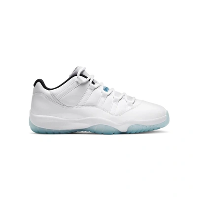 Jordan 11 Retro Low "legend Blue" In White