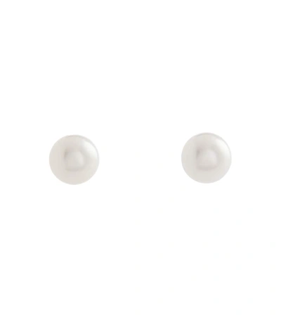 Sophie Bille Brahe 14kt Yellow Gold Earrings With Pearls In White