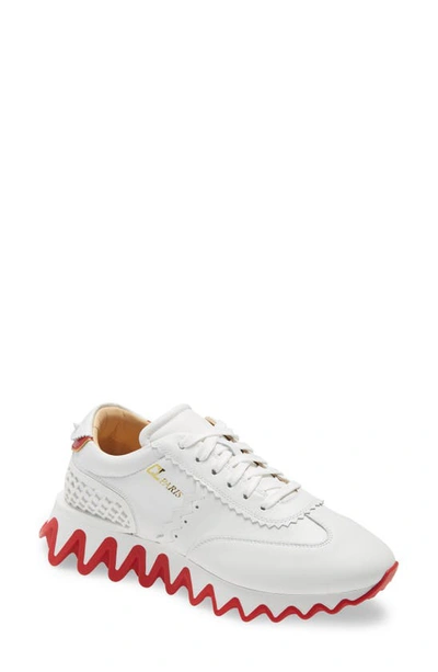 Christian Louboutin Loubishark Trainer In White