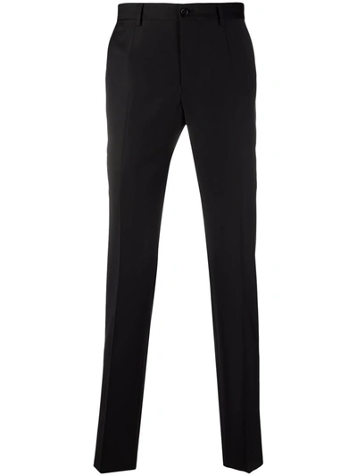 Philipp Plein Slim-cut Tailored Trousers In Black