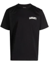 Carhartt University Script Logo T-shirt In Schwarz