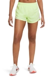 Nike Dri-fit Tempo Running Shorts In Barely Volt/ Light Violet