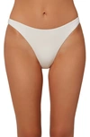 O'neill Flamenco Saltwater Solid Bikini Bottoms In Vanilla