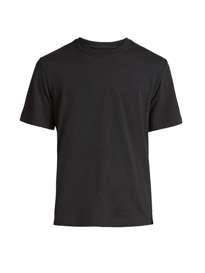 Bottega Veneta Sunrise Crewneck T-shirt In Off Black