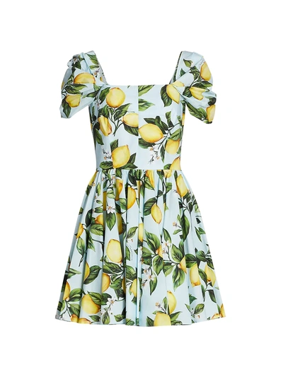 Dolce Gabbana Limoni Tea Dress ModeSens