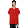 Givenchy Trompe L'oeil Ring Logo Graphic Tee In Red
