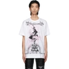 Givenchy Oversize Fit T-shirt With Gothic Prints In 100-white