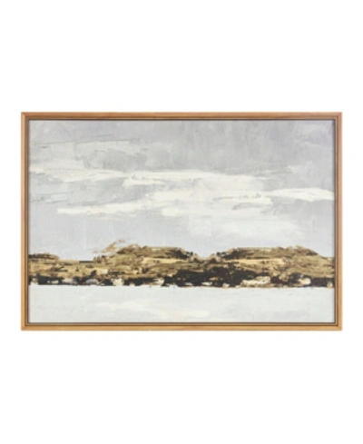 Martha Stewart Collection Foggy Morning Framed Canvas Art, 25.2" L X 37.2" W In Multi