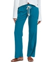Roxy Juniors' Oceanside Wide-leg Drawstring Pants In Biscay Bay