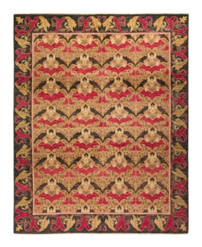 Adorn Hand Woven Rugs Arts And Crafts M1574 7'10" X 9'10" Area Rug In Gold-tone