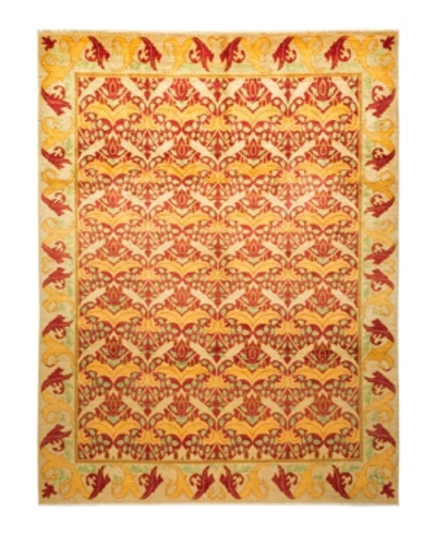 Adorn Hand Woven Rugs Arts And Crafts M1573 7'10" X 10'2" Area Rug In Red