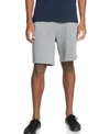 QUIKSILVER MEN'S ESSENTIALS 19" MID LENGTH FIT ELASTIC WAIST DRAWCORD SWEAT SHORTS WITH TWO SIDE POCKETS AND TW