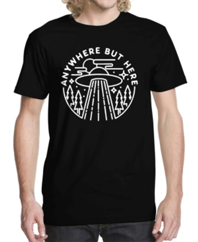 Buzz Shirts Men's Anywhere But Here Graphic T-shirt In Black