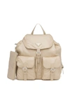 Prada Medium Re-nylon Backpack In Nude