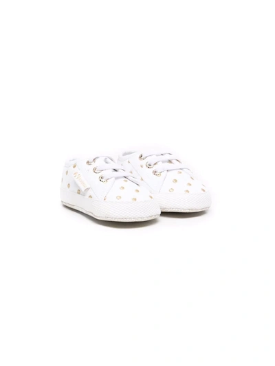 Superga Babies' Embroidered-detail Low-top Sneakers In White