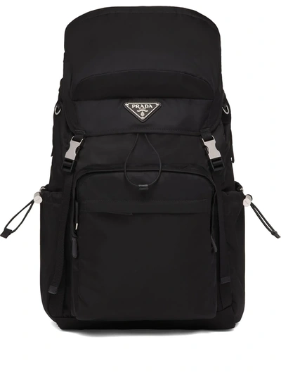Prada Re-nylon Backpack In Schwarz