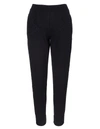 STELLA MCCARTNEY BLACK KNITTED PANT WITH EMBROIDERY,244734-S2246 1000