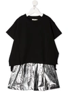ANDORINE TEEN COLOUR-BLOCK SHIFT DRESS