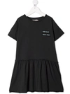 ANDORINE TEEN LOGO CREW-NECK SHIFT DRESS