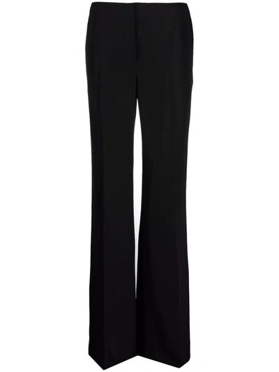 Tom Ford Mid-rise Flared Trousers In Black