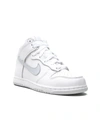 Nike Dunk High Sp "pure Platinum" Sneakers In White