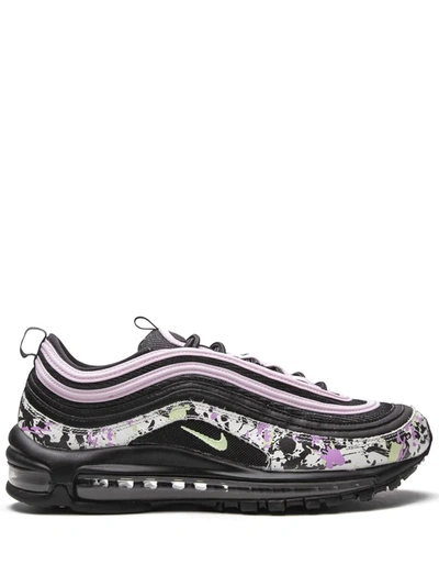 Nike Air Max 97 "splatter" Sneakers In Black