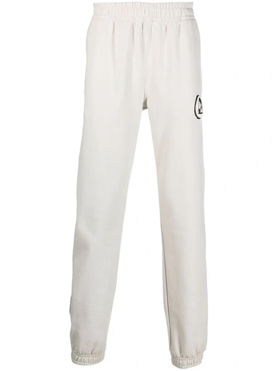 Styland Embroidered-design Track Pants In Grau