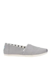 TOMS TOMS MORNING DOVE ALPARGATA WOMAN LOAFERS DOVE GREY SIZE 8 JUTE, COTTON,17071860GW 4