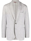 Brunello Cucinelli Single-breasted Cashmere Blazer In Grau