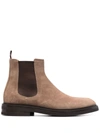 BRUNELLO CUCINELLI ANKLE-LENGTH SUEDE BOOTS
