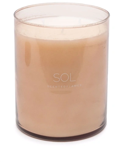 Brunello Cucinelli Sol Scented Candle In Nude