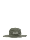 Ganni Logo Organic Cotton Sun Hat In Green