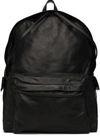 ANN DEMEULEMEESTER BLACK LEATHER BACKPACK