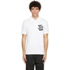 RAF SIMONS WHITE FRED PERRY EDITION CHEST PATCH POLO