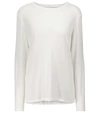 The Row Shermann Cotton-jersey Top In 白色