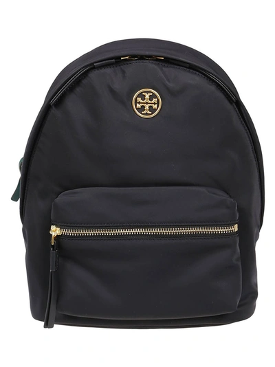 Tory Burch Piper Small Zip Backpack In Black