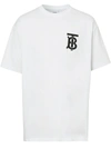 BURBERRY BURBERRY T-SHIRTS AND POLOS WHITE