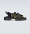 FENDI TECHNICAL STRAPPED SANDALS,P00557428