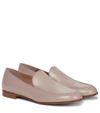 GIANVITO ROSSI LEATHER LOAFERS,P00583115
