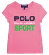 POLO RALPH LAUREN LOGO COTTON T-SHIRT,P00578662