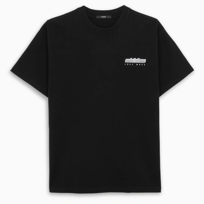 Stampd Black Love Wave-print T-shirt