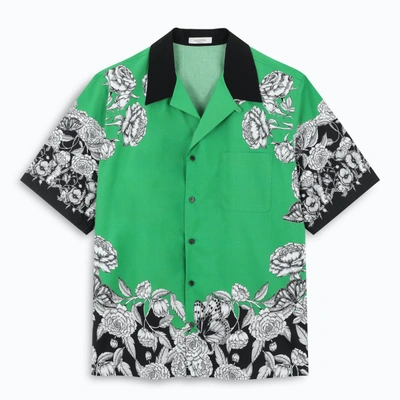 Valentino Shirt Short Sleeve In Green